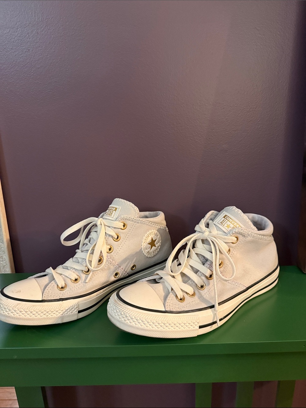 Converse Chuck Taylor All Star Mid Top Sneakers - Off-White
